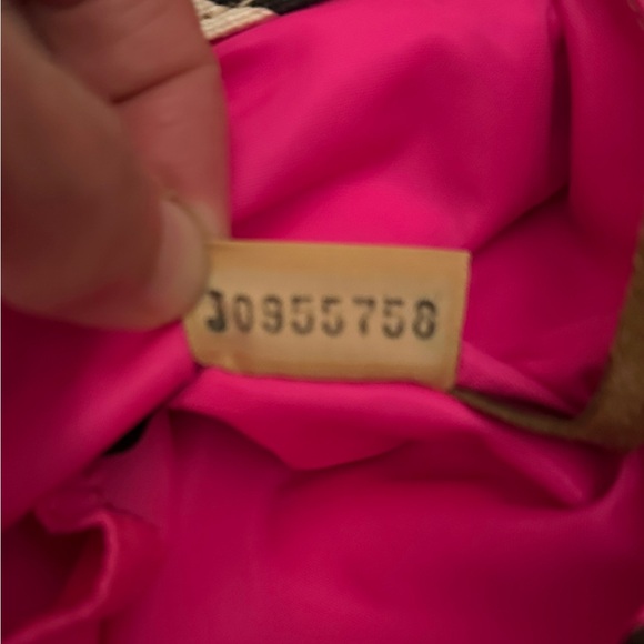 🎄♥️ Dooney & Bourke Canvas Zebra Victoria Bag, Pink Lining ♥️🎄 - Picture 6 of 16